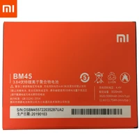 2019 new 100 original bm45 phone battery for xiaomi redmi note 2 bateria hongmi real 3060mah mobile replacement battery
