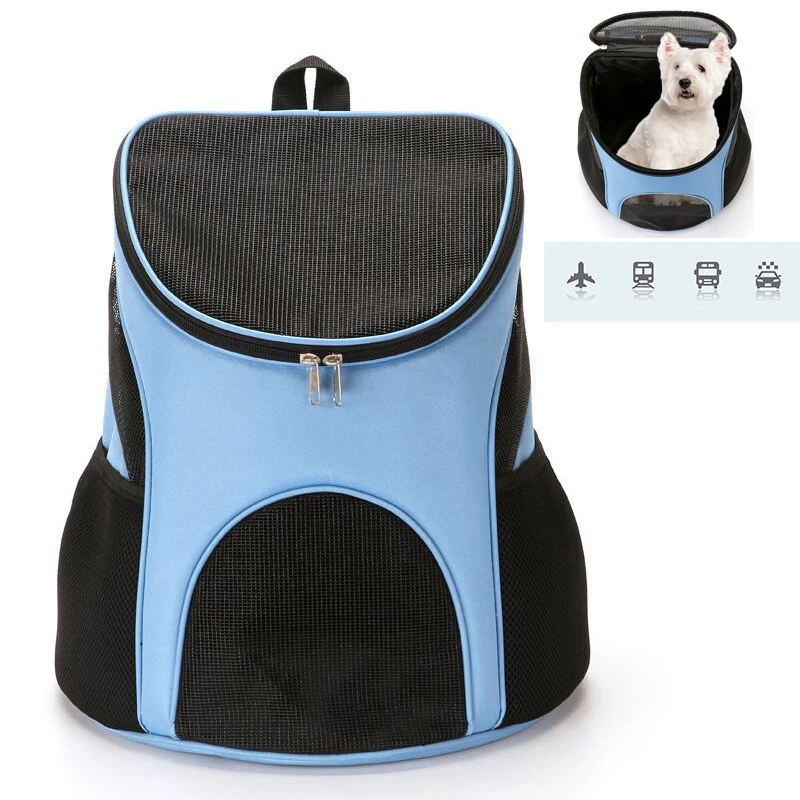 

Foldable Pet Carrier Backpack Dog Cat Outdoor Travel Carrier Packbag Portable Zipper Mesh Pet Backpack Pet Out Bag Cat Backpack