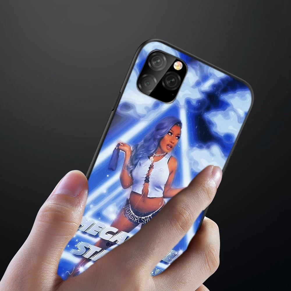 Мягкий чехол Lavaza с рисунком Меган Тори реппер из ТПУ для iPhone 8 7 6 6S Plus 5 5S SE X XS 11 Pro Max