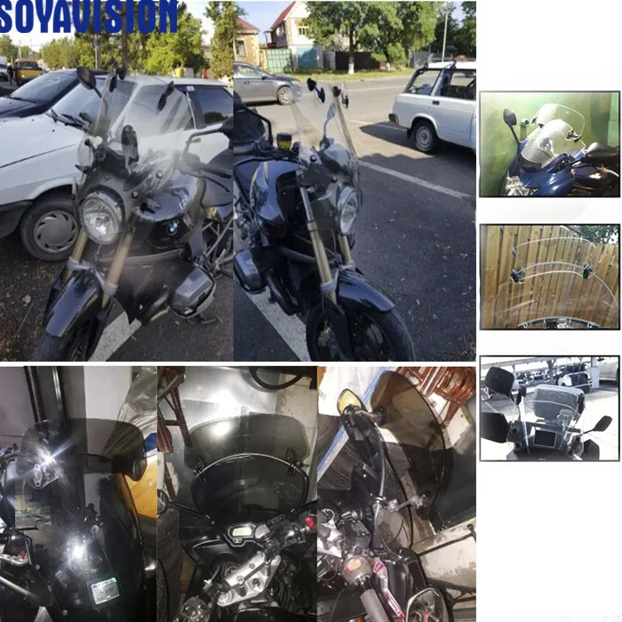 Регулируемый кронштейн для ветрового стекла мотоцикла дефлектор BMW Honda Suzuki Yamaha