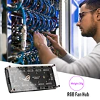 Водяной кулер для видеокарты, радиатор с RGB-подсветкой, 12 В, 4 контакта, 1-10 светодиодных лент, аксессуары для водяного охлаждения компьютера