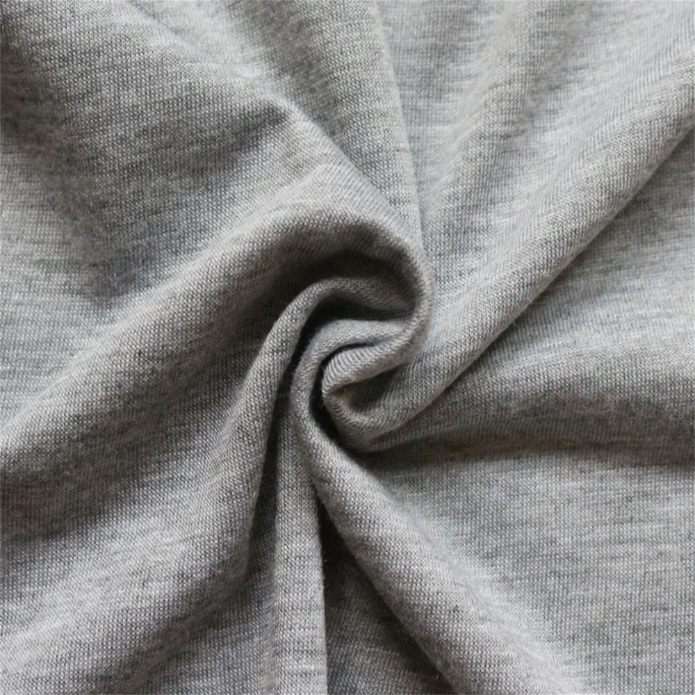 Женская футболка с длинным рукавом серая Повседневная открытым плечом и