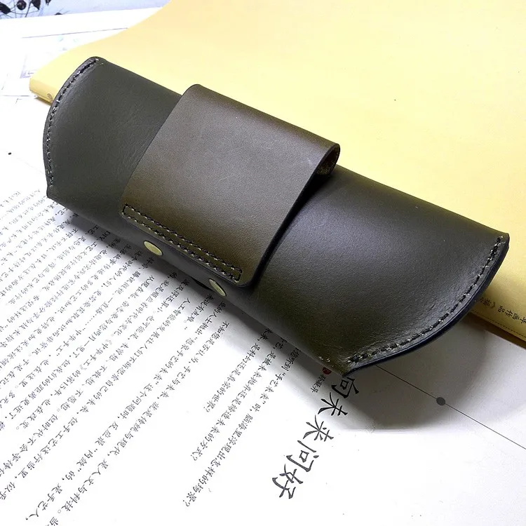 Чехол для очков Blongk поясная сумка из натуральной кожи карманный футляр