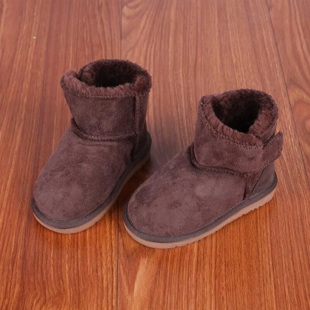 Зимняя Повседневная новая детская обувь для мальчиков и девочек высокие