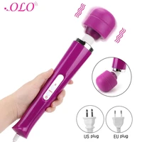 olo erotic toy 10 speeds euus plug big size av rod stick vibrator sex toys for women clit stimulator magic wand