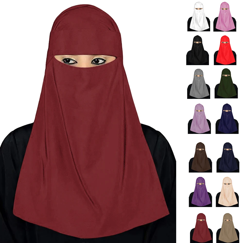 Мусульманский накладной хиджаб Niqab тюрбан для мусульманских женщин - купить по