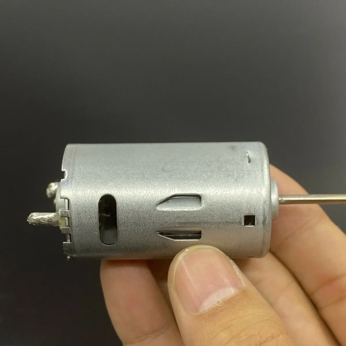 Двигатель Micro 395 6-12 В постоянного тока 20000 ОБ/мин высокая скорость длинный вал
