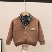 soft spring autumn tops boys sweater jacket coat kids%c2%a0overcoat outwear teenager children clothes school gift high quality