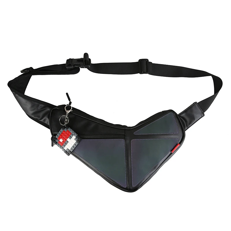 

Bag Men Waist 2021 Hip Hop Pack Reflective Waterproof Travel Phone Pouch Male Crossbody Bag Unisex Men Chest Bags Hip Waist Pack