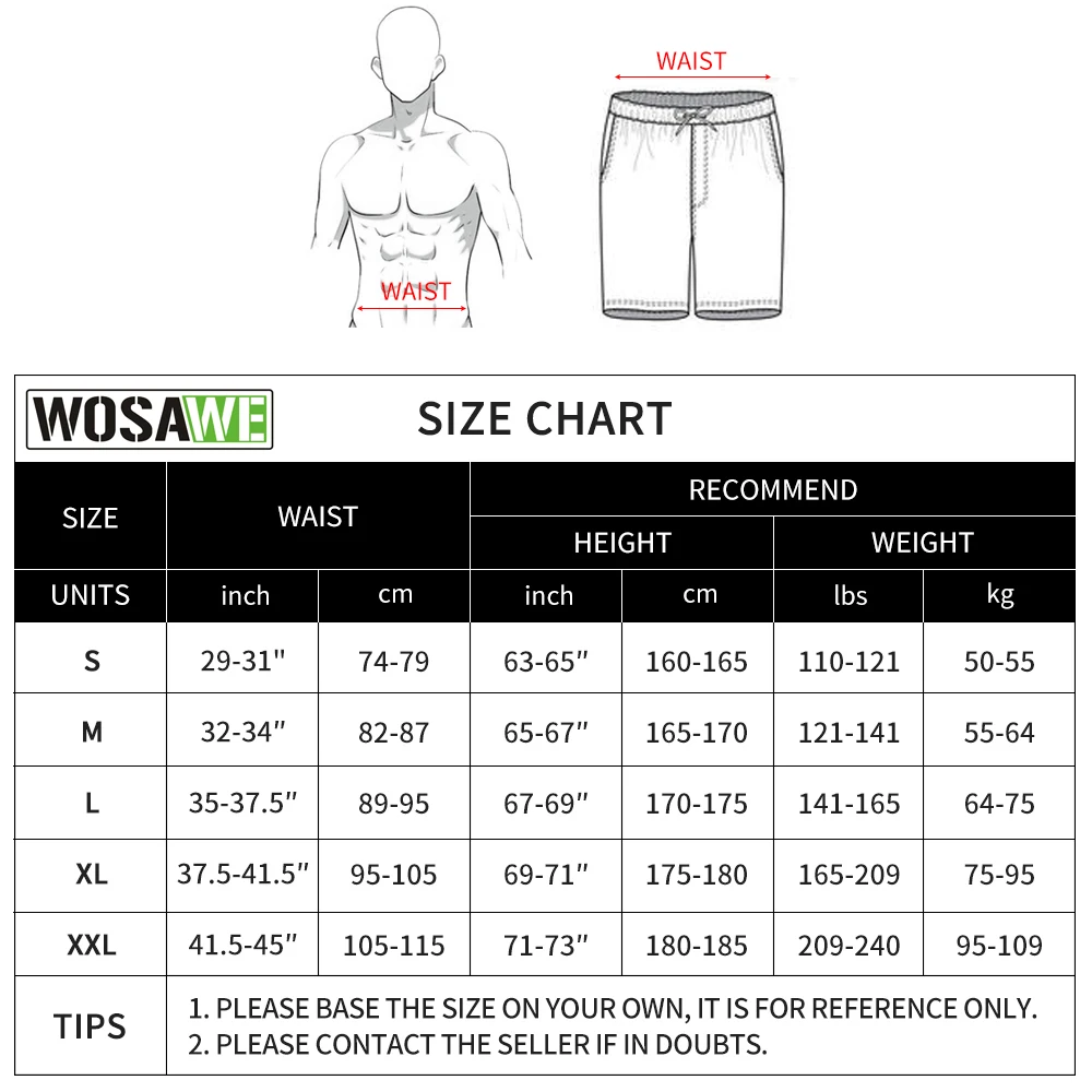 Новые мотоциклетные шорты WOSAWE с карманами для мужчин повседневные спортивные