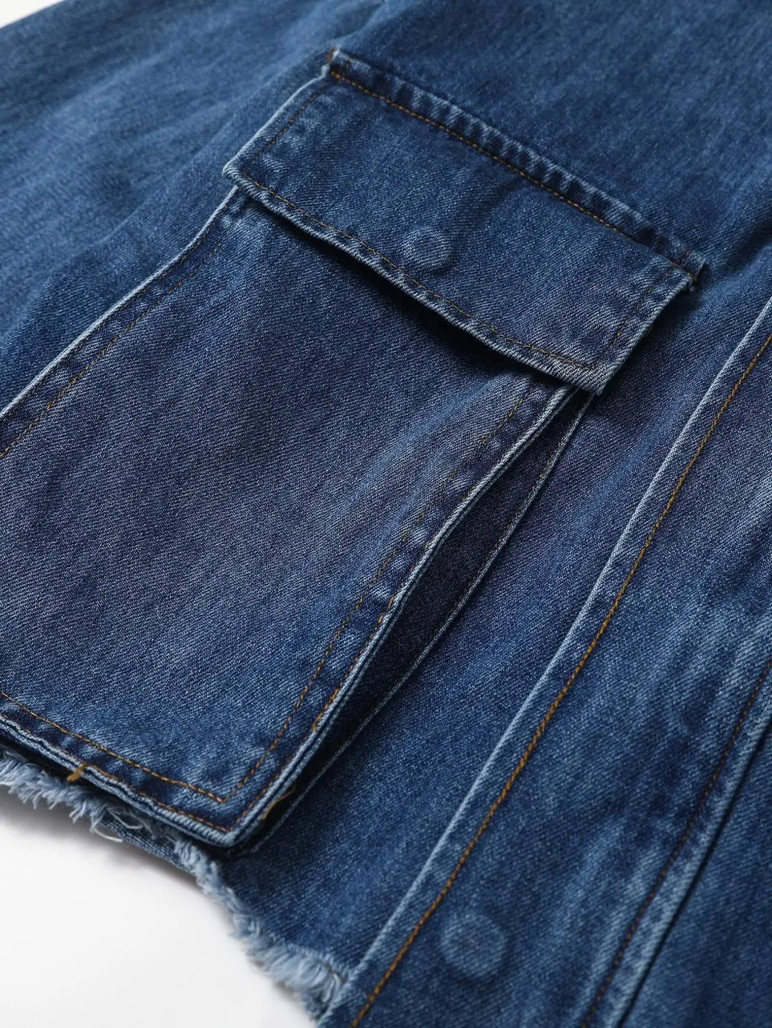 

Safari 2020 Autumn Drop Shoulder Loose Denim Jacket Free Style Women Lapel Pockets Zipper Draped Jean Coat Cool Outerwear Blue