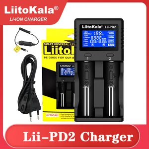 2021 liitokala lii pd2 lii pd4 lii s6 lii500s battery charger for 18650 26650 21700 aa aaa 3 7v3 2v1 2v lithium nimh batteries free global shipping