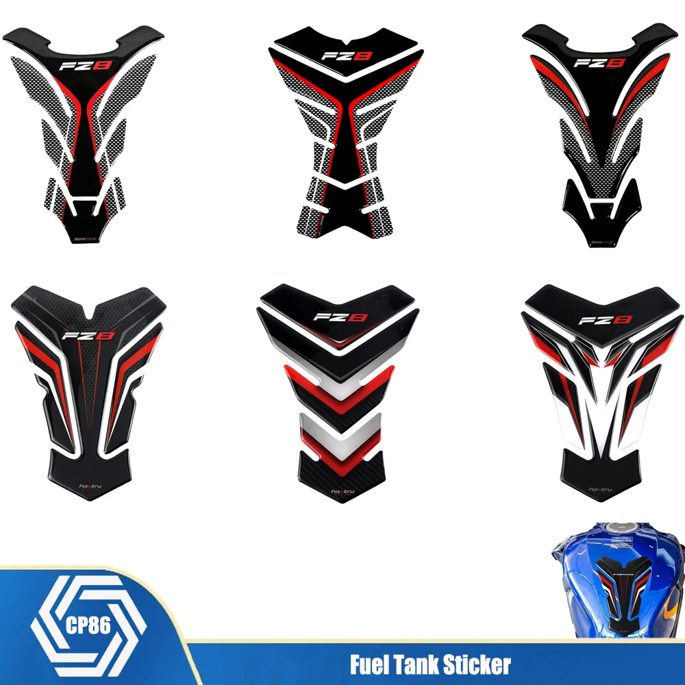 

For YAMAHA Fazer FZ8 FZ8S FZ 8 Carbon Fiber 3D Motorcycle Sticker Gas Fuel Oil Tank Pad Protective Case