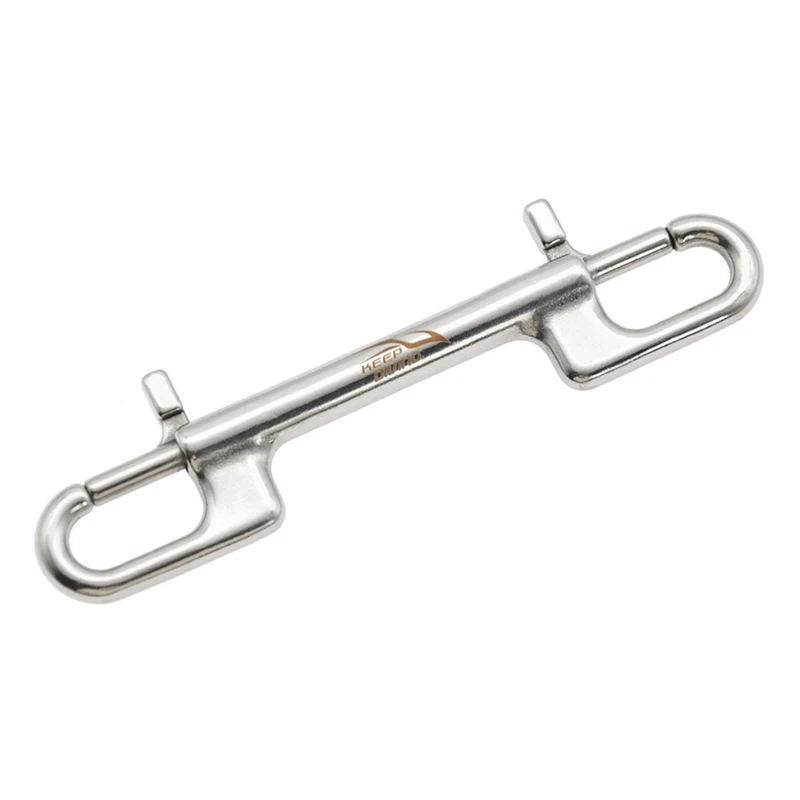 

Держите подводный крючок 316 из нержавеющей стали с двойной головкой быстросъемный пружинный крючок Bcd снаряжение для дайвинга