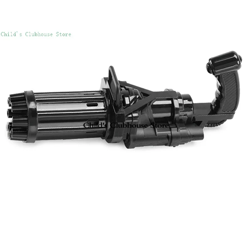 

Пистолет пузырьковый автоматический с несколькими отверстиями, игрушка для улицы, унисекс, летняя