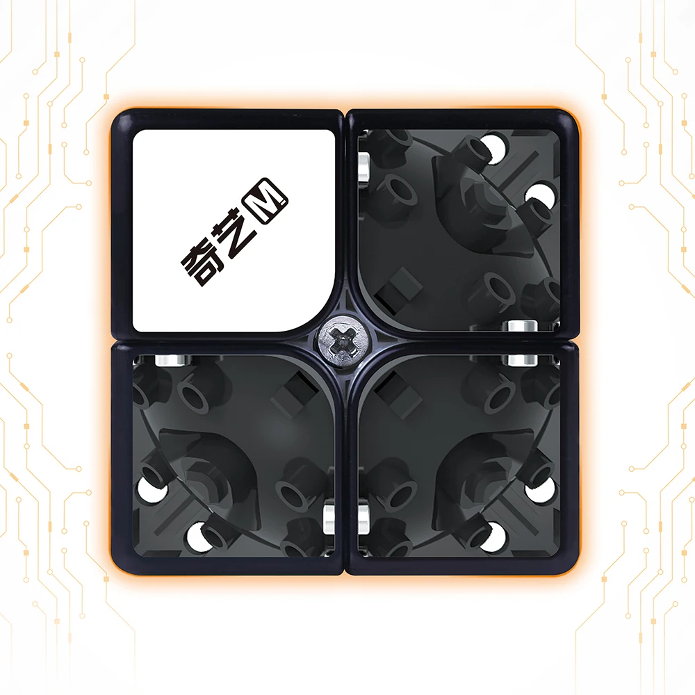 Новинка QiYi MS 2x2x2 Магнитный MoFangGe 2x2 скоростной волшебный куб наборпряди пазл Куб