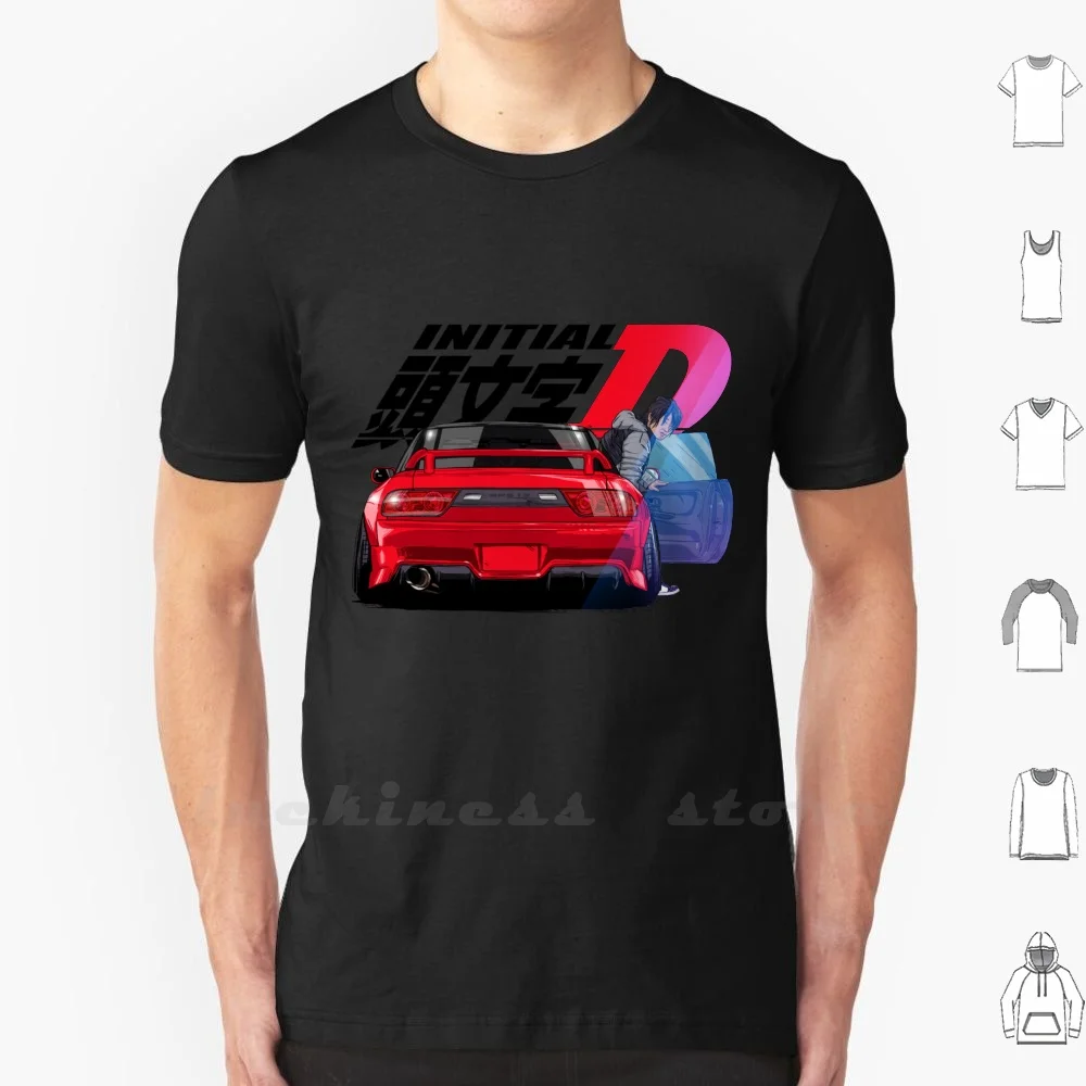 Хлопковая футболка Initial D для Nissan Silvia S13 инициald Akina Speed Stars stars Fujiwara Tofu Night Kids |