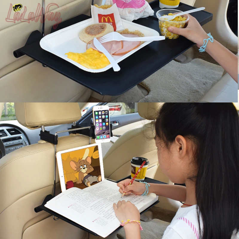 2 в 1 Автомобильный руль поднос под руль/Подставка спинку сиденья для еды пищи