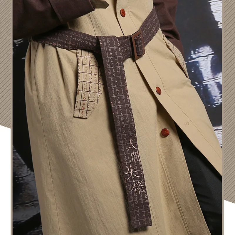 

Anime Bungo Stray Dogs Dazai Osamu Christmas Cosplay Comtume Trench Coat Sweater Suit Men Autumn Winter Jacket