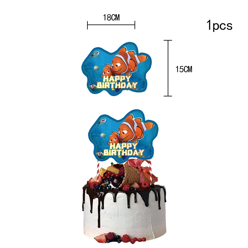 1 набор тематических воздушных шаров в виде героев Диснея Немо украшение для