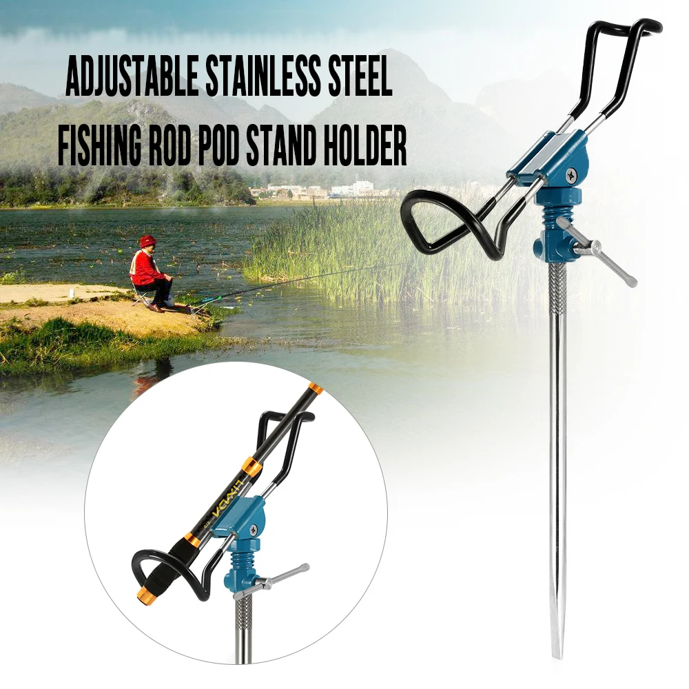 Регулируемый съемный держатель для удочки из нержавеющей стали подставка