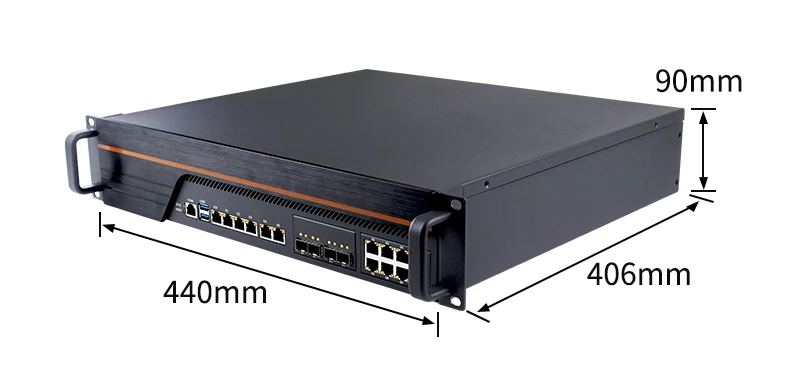 Intel Core I9-9900 (14 LAN/4*10G SFP 2USB/1COM/1VGA/Fan) X710 брандмауэр Mikrotik Pfsense Soft Router промышленный