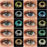 HIDROCOR Colored Contacts Natural Eye Color Lens Pair Contact Lenses Eye Contacts Yearly Colored Contact Lens for Eyes