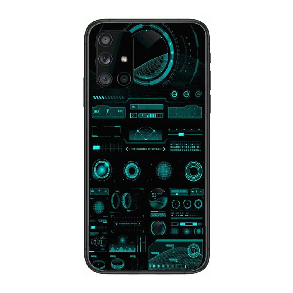 

Very cool Phone Case Hull For Samsung Galaxy A 90 50 51 20 71 70 40 30 10 80 E 5G S Black Shell Art Cell Cover