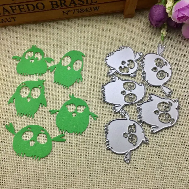 Животные металлический Трафаретный вырубной штамп Скрапбукинг Сделай Сам для