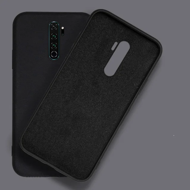 Black Чехол для Xiaomi Redmi Note 8 Жидкая силиконовая Резина мягкий чехол для Redmi Note 8 Pro Explorer противоударные телефонные чехлы Coque чехлы - Цвет: Black