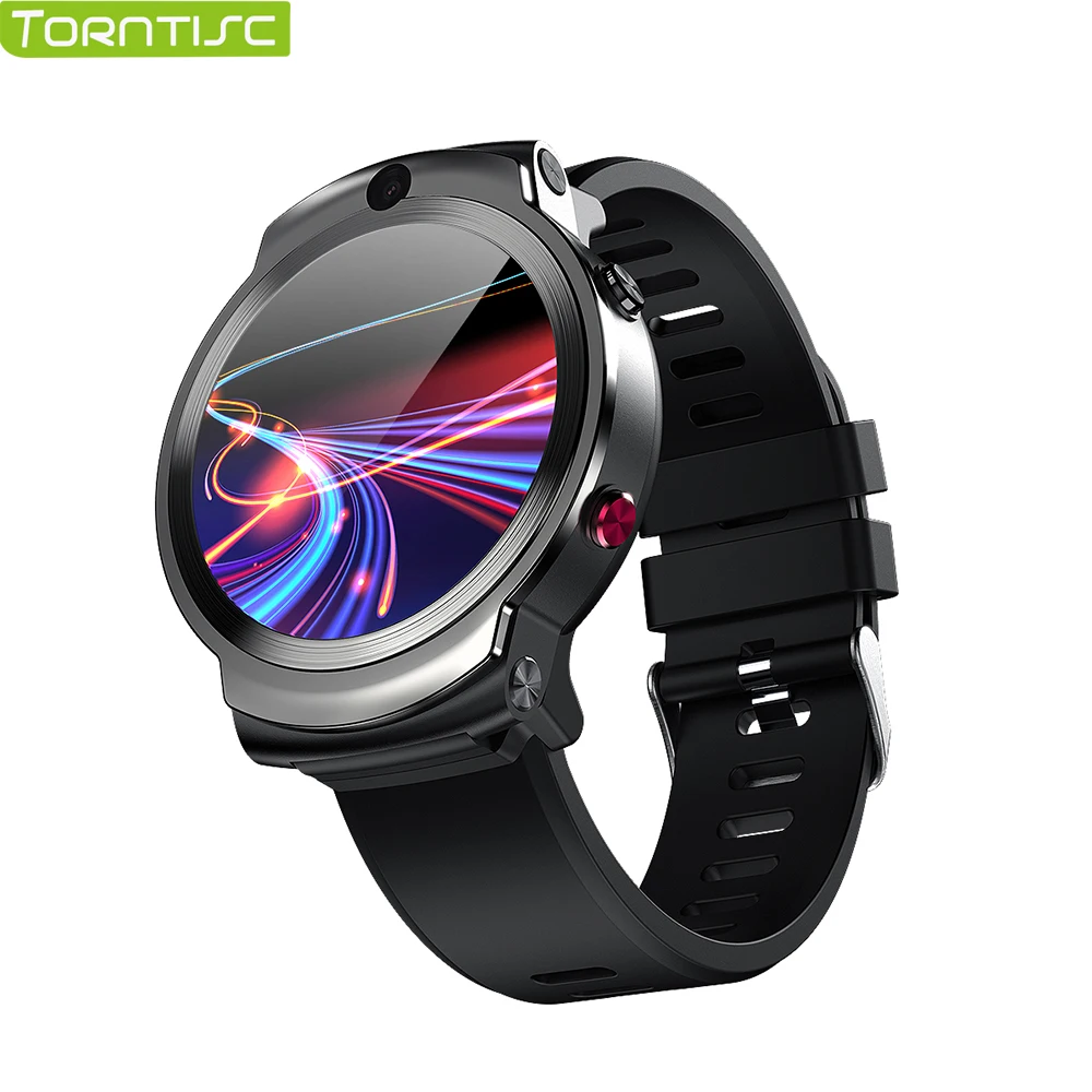 Torntisc LEM13 4G Smart Watch Men GPS WiFi SIM Dual 8MP камера Большой экран ID 1280 мАч 3G 32G монитор