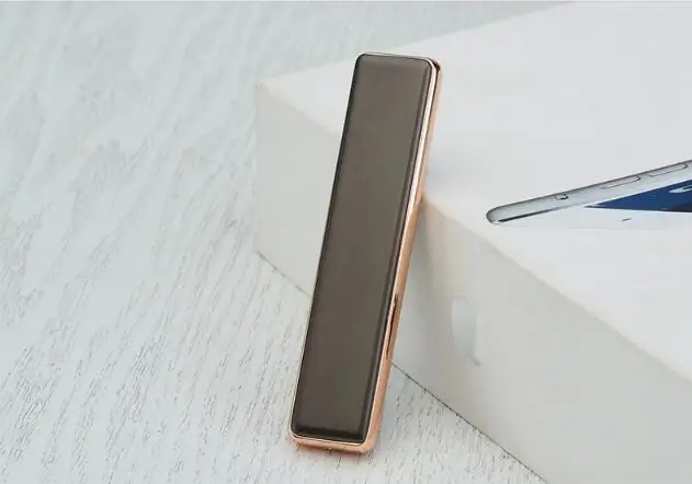 Электронная зажигалка, Usb перезаряжаемая зажигалка, беспламенная курительная зажигалка, роскошная металлическая ультратонкая зажигалка для мужчин