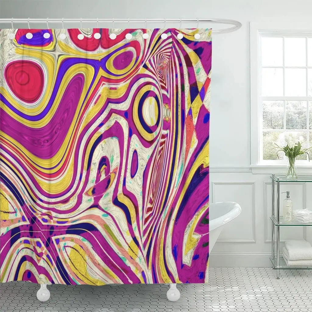 

Водонепроницаемая занавеска для душа, 72 х72 дюйма, с крючками