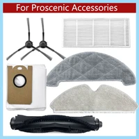 for proscenic m7 max m7 pro m8 pro accessories parts hepa filter main side brush mop rag dust bag kit home robot vacuum cleaners