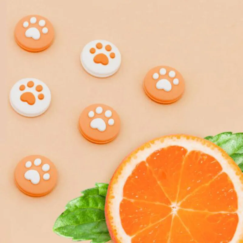 Lovely Cat Paw Thumb Stick Grip Cap Joystick Cover For Nintendo Switch Lite Nintend NS Joy-Con Controller joypad Thumbstick Case |