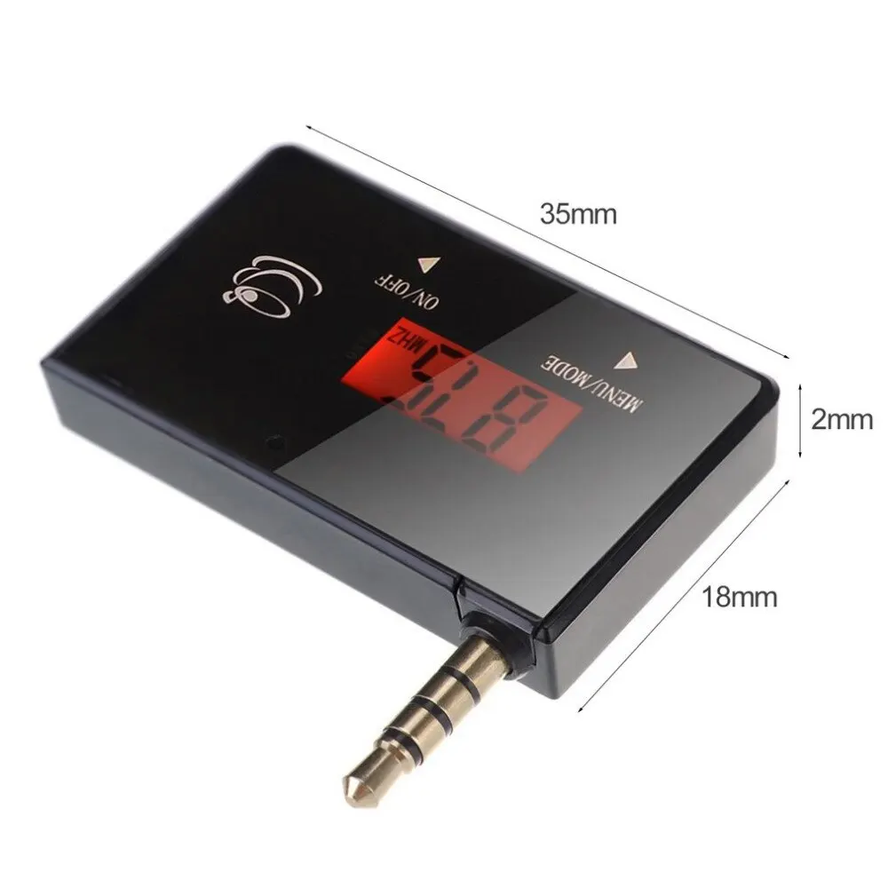 

Wireless Mini FM Transmitter Car MP3 Player Display Music Audio For Mobile Phones Tablet PC MP3 Player Receiver Hot