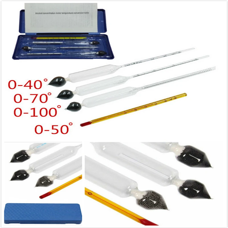 3 шт. гидрометр для тестирования сахара 0-100