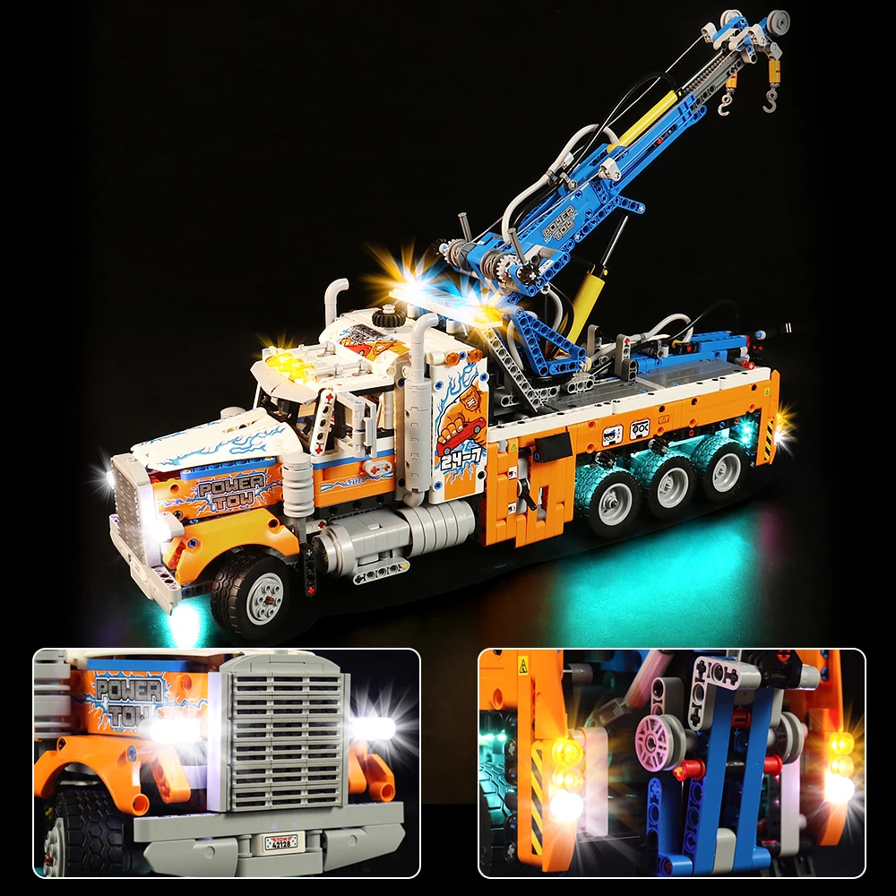 

BrickBling Led Light Kit For 42128 Heavy-duty Tow Truck Collectible Model Toy (No Building Blocks)