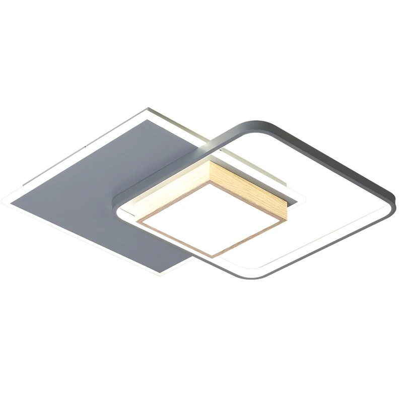 

Modern LED Chandeliers Lights For Living Room Study Bedroom Indoor Square Lighting Lamps Fixtures Lustres Decorations For Home
