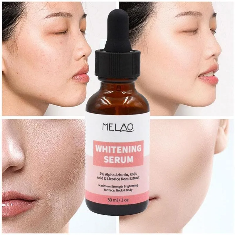 

Skin Whitening Serum Organic 2% Arbutin Serum Whitening Kojic Brightening Moisturizing Acid Essence Lightening N7S4