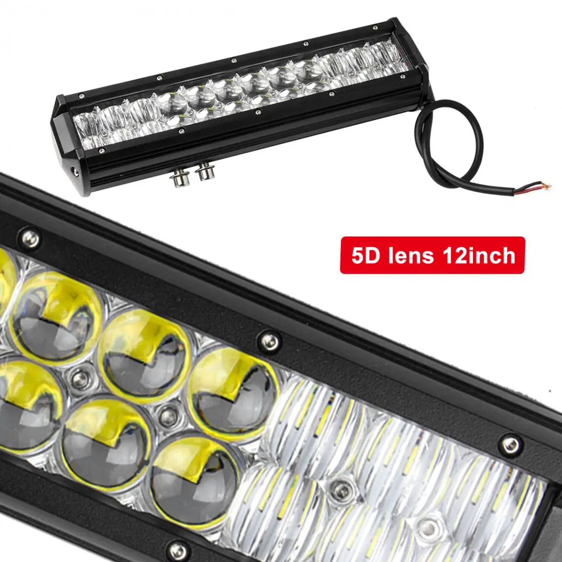 120W/240W 12/23 дюймов Светодиодные Автомобильные рабочий светильник бар 5D авто