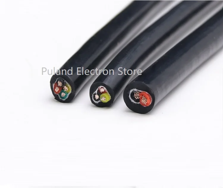 

Square 4mm Ultra Soft Sheath Wire 2Core Silicone Rubber Cable Insulated Flexible Copper High Temperature Power Line Black