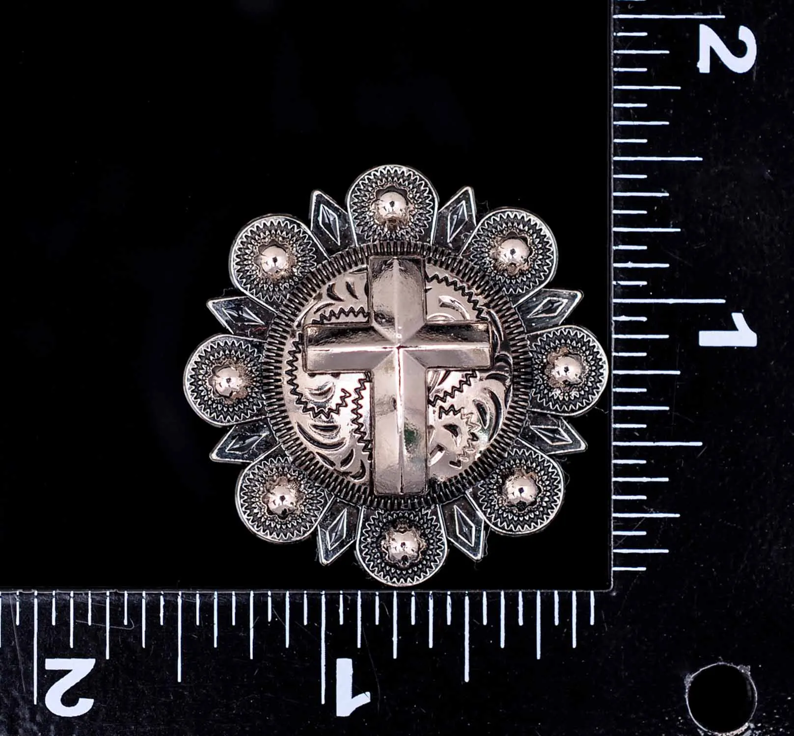 6X сверхмощный серебристый двухцветный крестообразный цветок с ягодами