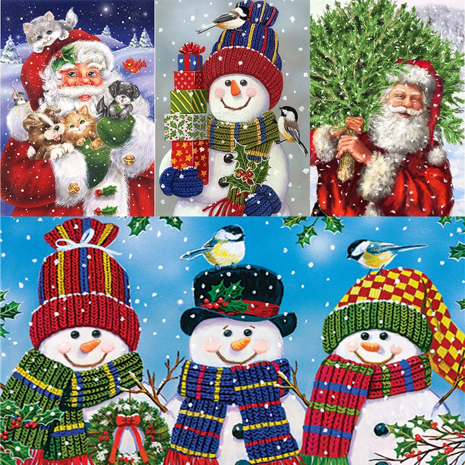 

Картина для рисования по номерам на холсте «Санта Клаус»