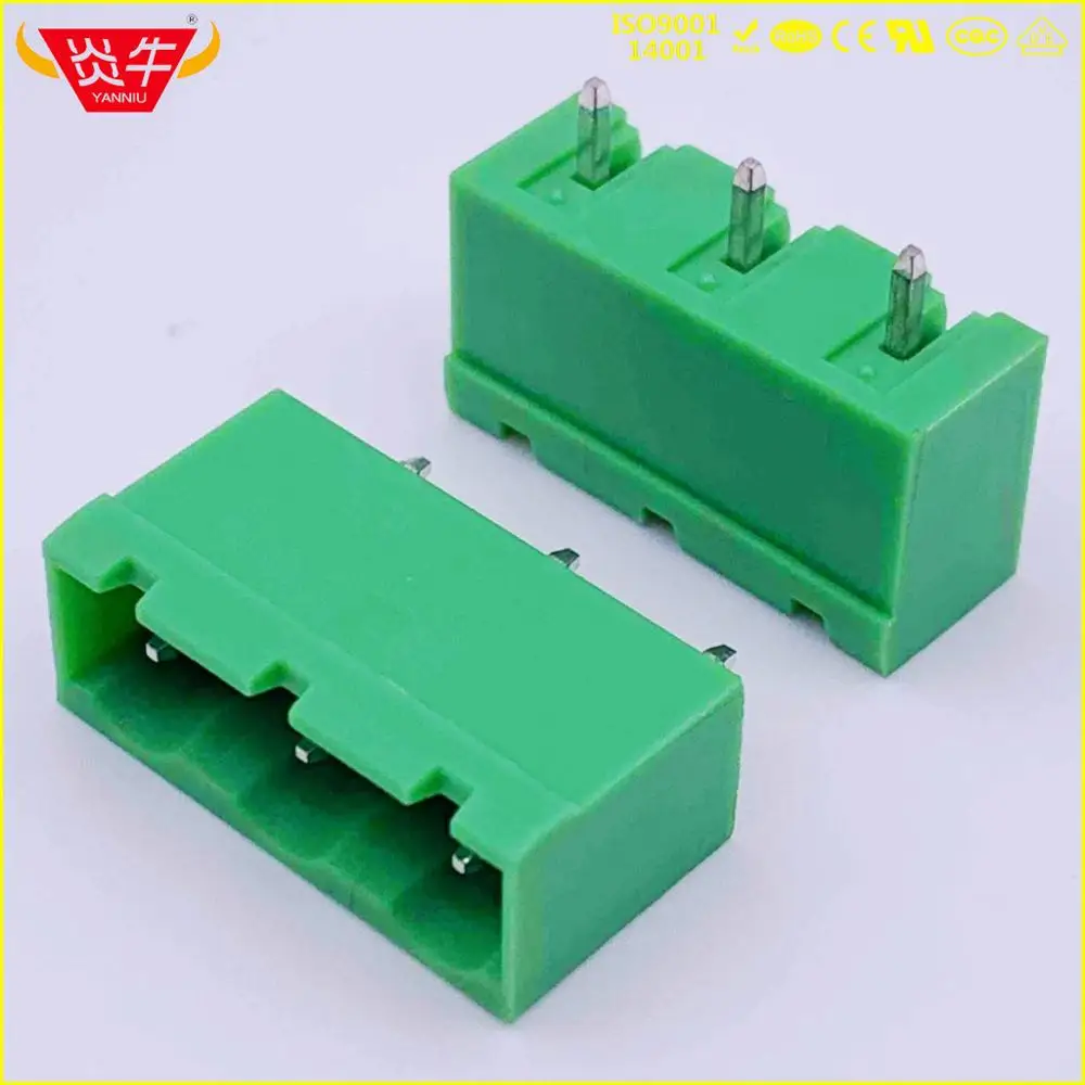 KF2EDGVC 7,5 2P~ 12P разъем PCB вставной TEMINAL блок 2EDGVC 7,5 мм 2PIN~ 12PIN GMSTBVA 2,5G 1766660 PHOENIX контакт DEGSON - Цвет: 2EDGVC-7.5-3P