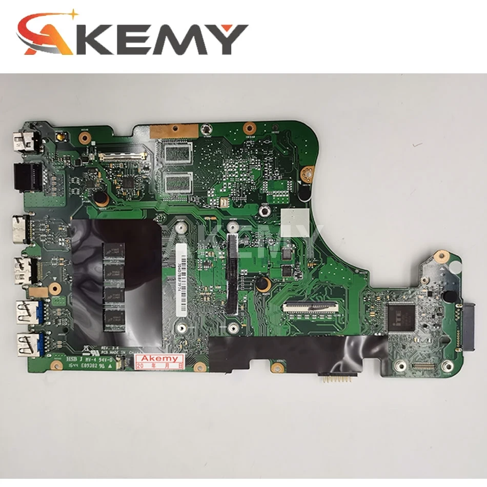 Akemy New! X555LAB Mainboard для Asus X555LA материнская плата ноутбука с i3-5010U CPU 4 Гб RAM DDR3L - купить