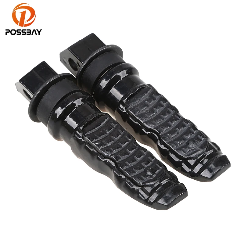 Универсальные мотоциклетные подножки POSSBAY алюминиевая Педаль 8 мм пассажирская и