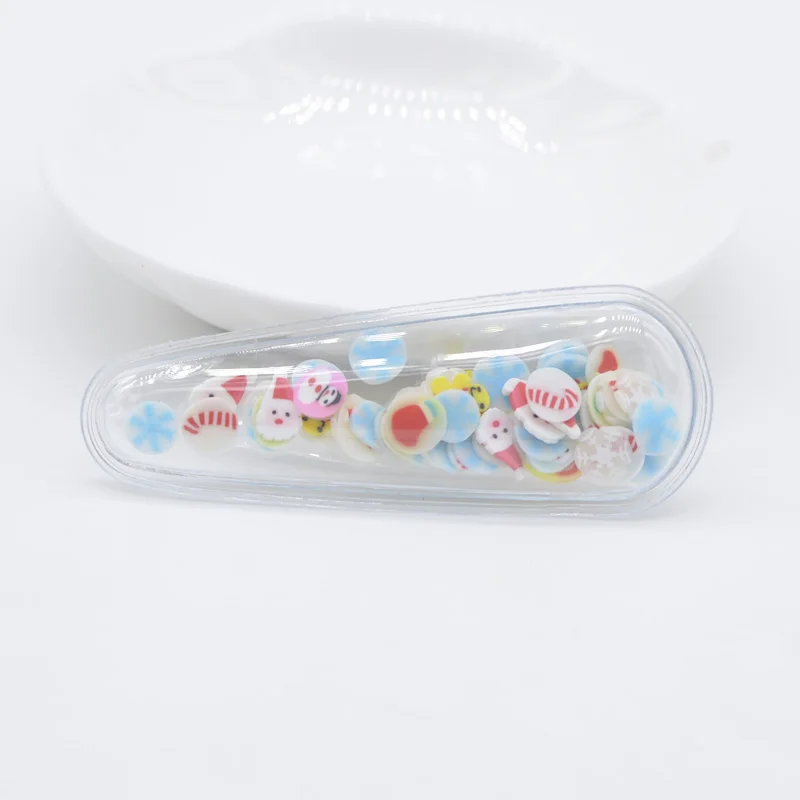 

12Pcs 6CM Filling Shake Fruits Animal Halloween Christmas Festival Applique for DIY Headwear Hair Clips Accessories Decor C0