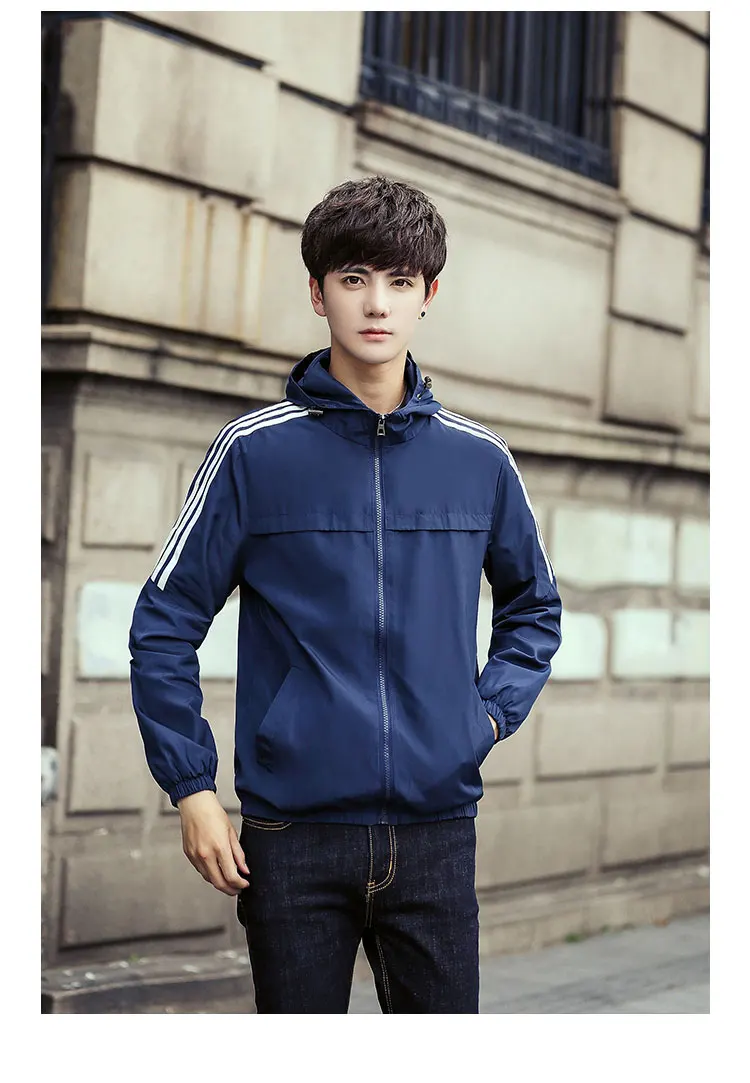 JS772J Sports мужская куртка для фитнеса спортивная одежда улицы фитнеса|Плащи и