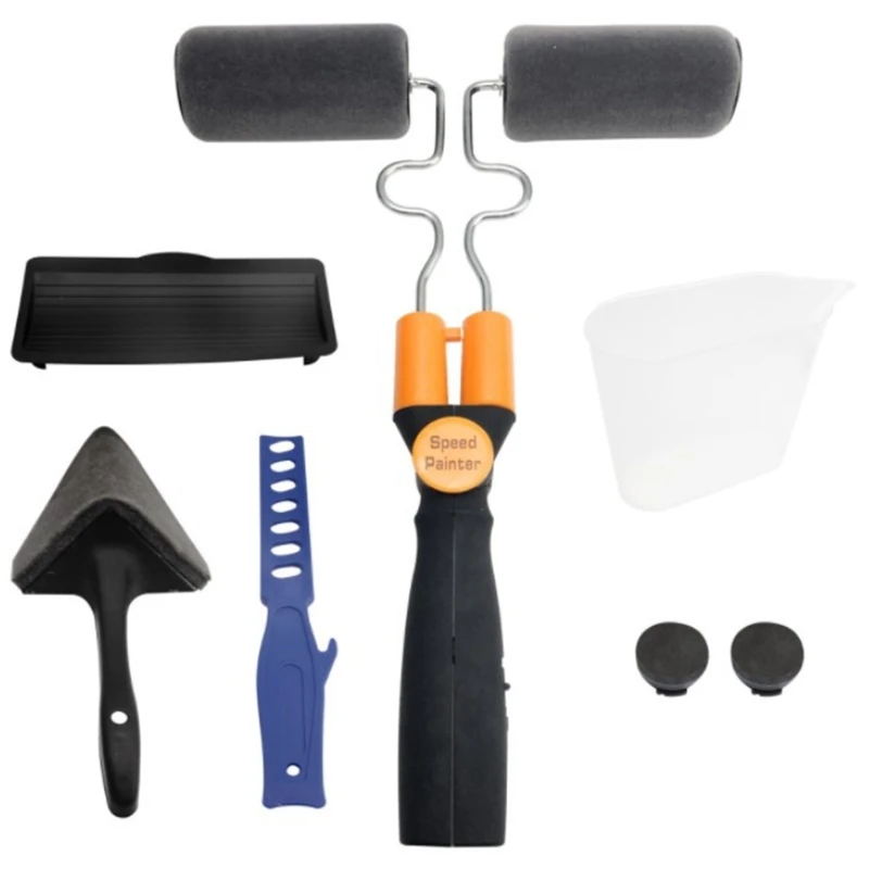 Скоростной двухсторонний ролик для покраски кисти цилиндрические Угловые